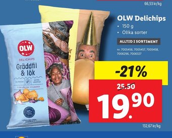 Lidl OLW Delichips erbjuda