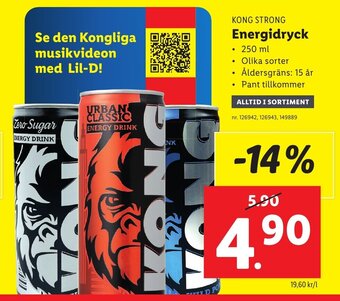 Lidl Energidryck erbjuda