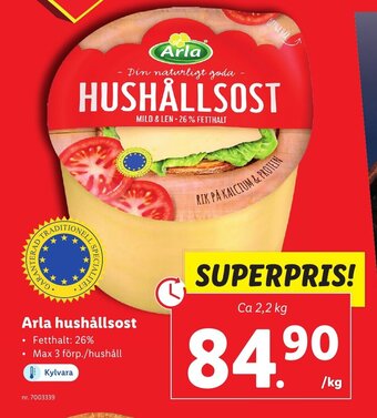 Lidl Arla Hushållsost erbjuda