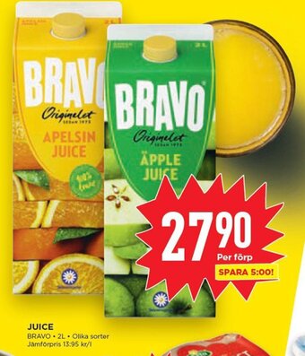 Willys Juice Bravo erbjuda