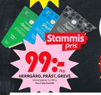 ICA Kvantum Herrgård, Pärst, Grevê erbjuda