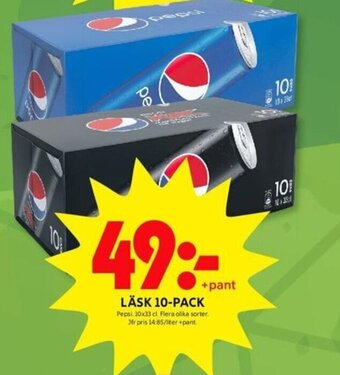 ICA Kvantum Läsk 10-pack erbjuda