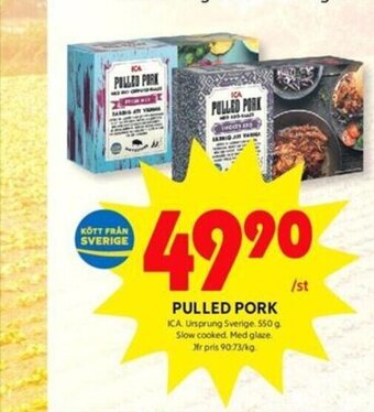 ICA Kvantum Pulled Pork erbjuda
