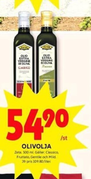 ICA Kvantum Olivolja erbjuda
