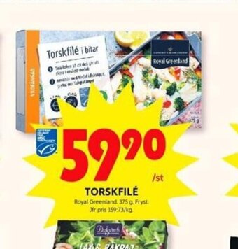 ICA Kvantum Torskfilé erbjuda
