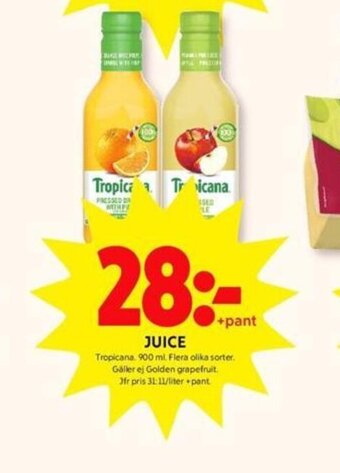 ICA Kvantum Juice erbjuda