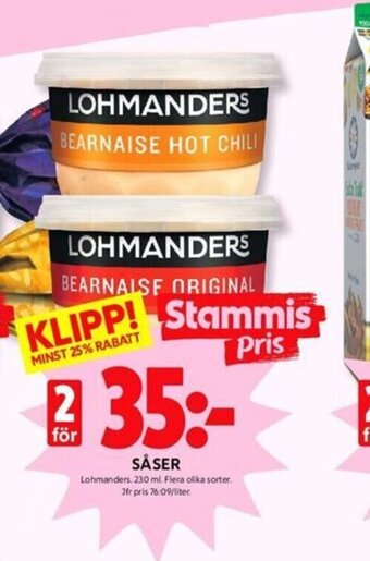 ICA Kvantum Såser erbjuda