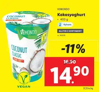 Lidl Kokosyoghurt erbjuda