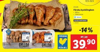Lidl Färska kycklingben erbjuda