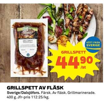 Coop Grillspett av fläsk erbjuda