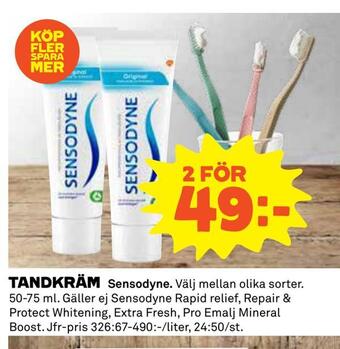 Coop Tandkräm erbjuda
