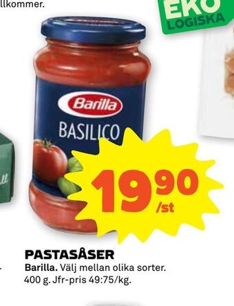 Pastasåser