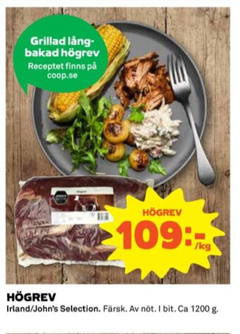 Coop Johns selection högrev erbjuda