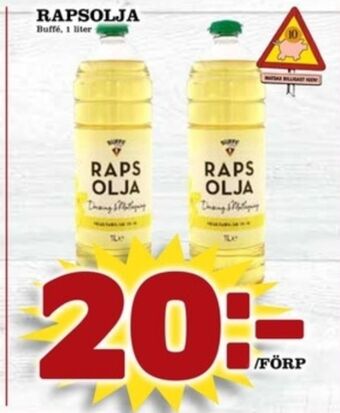 Matdax Favorit rapsolja erbjuda