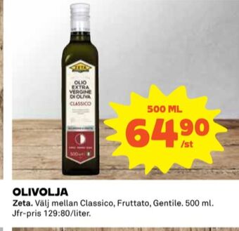 Coop Zeta olivolja erbjuda