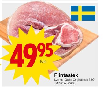 Matöppet Jm chark flintastek erbjuda