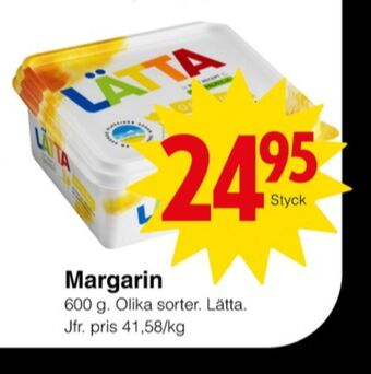 Matöppet Lätta lättmargarin erbjuda