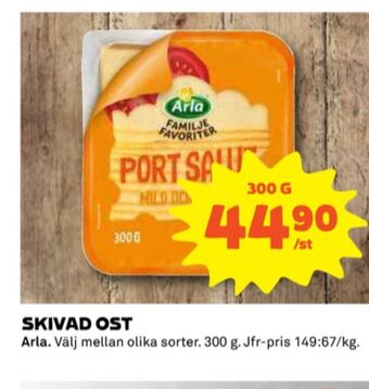 Coop Arla skivad ost erbjuda