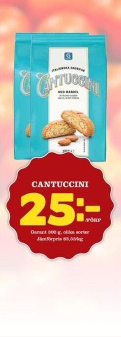 Matdax Garant cantuccini erbjuda