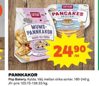 Coop Pop pannkakor erbjuda
