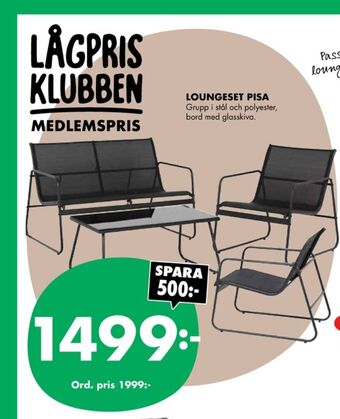 Lättöl utemöbler