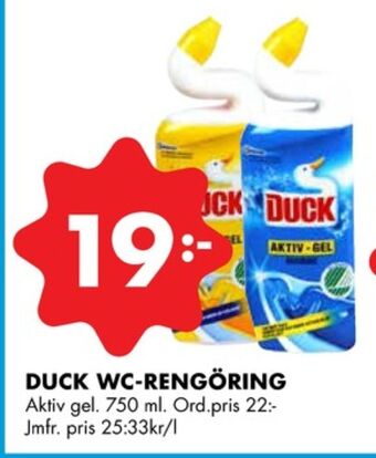 ÖoB Duck wc rent erbjuda