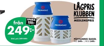 Primagaz gas