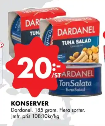 ÖoB Dardanel tonfisk erbjuda