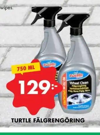 ÖoB Turtle wax fälgrengöring erbjuda