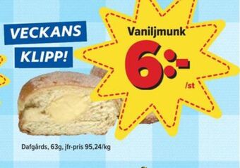 Östenssons Dafgårds butiksbakat kaffebröd erbjuda