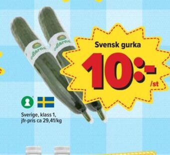 Östenssons Odlarna.se gurka erbjuda