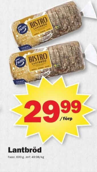 Pekås Bistro lantbröd erbjuda
