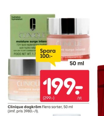 Rusta Clinique ansiktskräm erbjuda