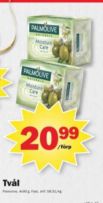 Pekås Palmolive tvål erbjuda
