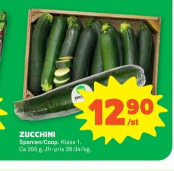 Stora Coop Coop zucchini erbjuda