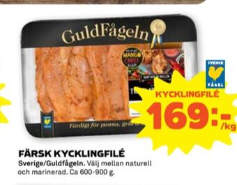 Stora Coop Guldfågeln kycklingfilé erbjuda