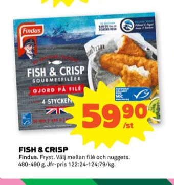 Stora Coop Fish & crisp fiskpinnar erbjuda