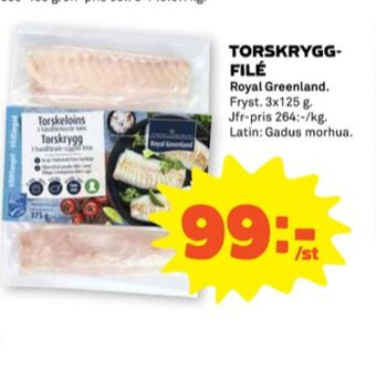 Stora Coop Royal greenland torskfilé erbjuda