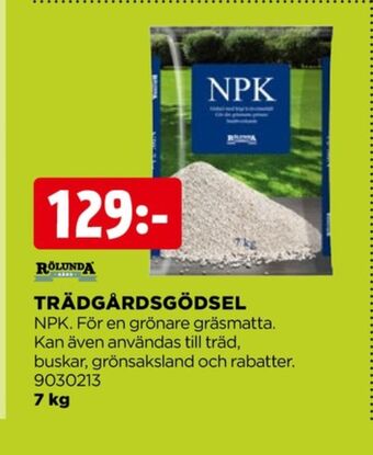 Jem&Fix Rölunda gödsel erbjuda