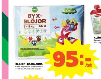 Stora Coop Babblarna blöjor erbjuda