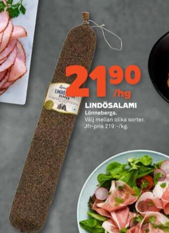 Stora Coop Lönneberga salami erbjuda