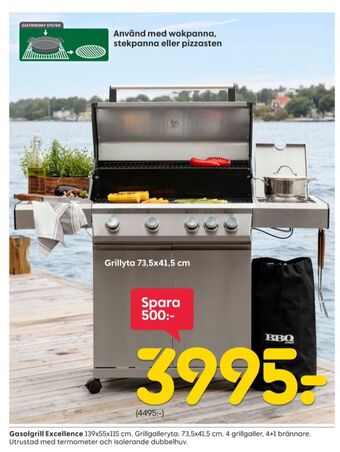Rusta Dynor gasolgrill erbjuda