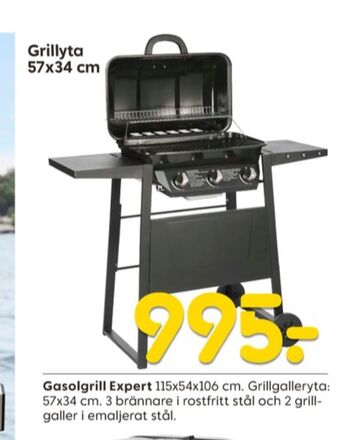 Rusta Dynor gasolgrill erbjuda