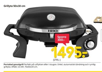 Rusta Dynor gasolgrill erbjuda