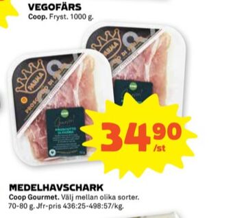 Stora Coop Coop gourmet prosciutto erbjuda
