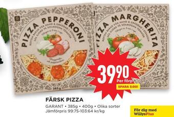 Willys Färsk pizza erbjuda