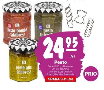 City Gross Pesto erbjuda