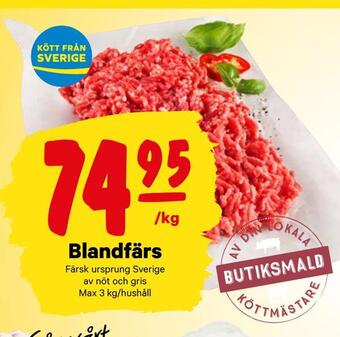 City Gross Blandfärs erbjuda