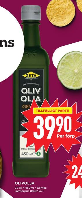 Willys Olivolja erbjuda