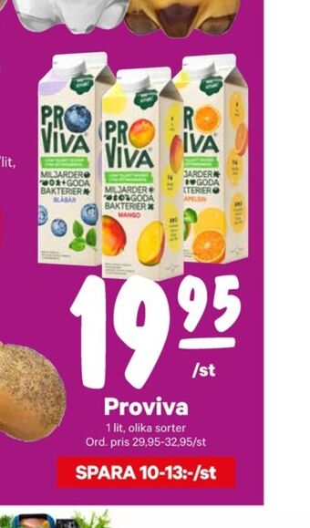 City Gross Proviva fruktdryck erbjuda